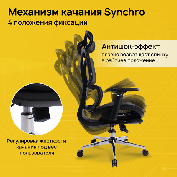 Кресло Brabix PREMIUM Evolution ER-700 (532947) черный