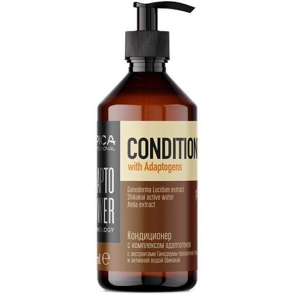 Кондиционер для волос Epica Professional для восстановления и укрепления волос с комплексом адаптогенов Adapto Power, 500 мл