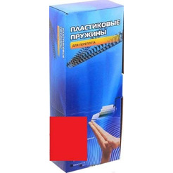 Пластиковые пружины Office Kit 28 мм красные 50 шт. BP211010