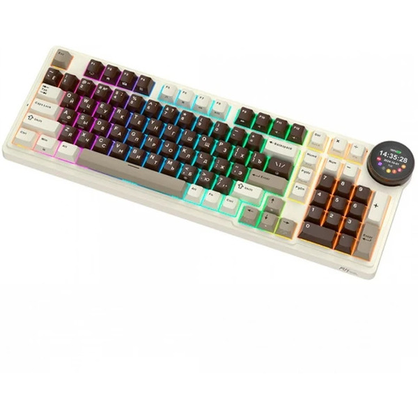 Клавиатура Royal Kludge N99 Mokko Grey (RK Violet)