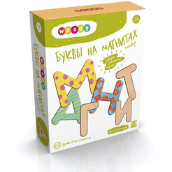 Развивающая игрушка Woody Буквы на магнитах 00211