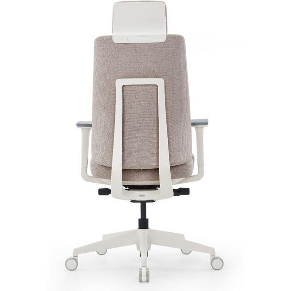 Кресло компьютерное SitZone CH-K55A-BS ткань, бежевый, крестов. пластик