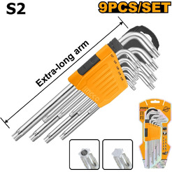 Набор шестигранников TORX Extra Long INGCO HHK13092