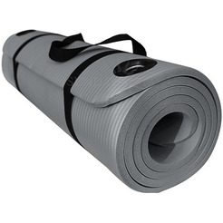 Коврик для йоги и фитнеса Sundays Fitness IR97506 (180x60x1см, серый)