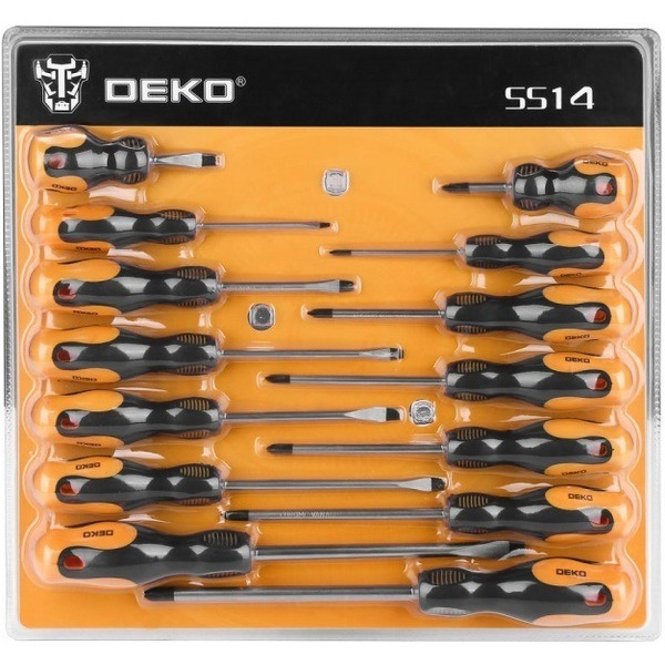 Набор отверток Deko SS14 065-0604