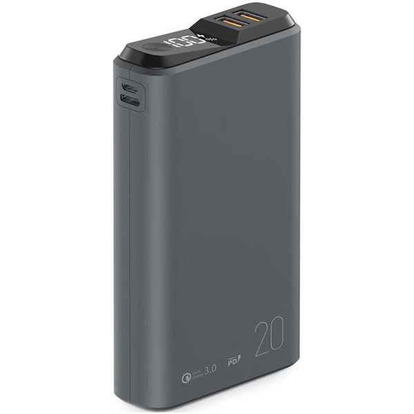 Внешний аккумулятор Olmio QS-20 20000mAh (039187) midnight