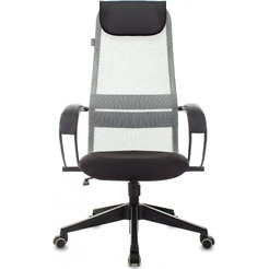 Кресло Бюрократ CH-607 (светло-серый /черный)