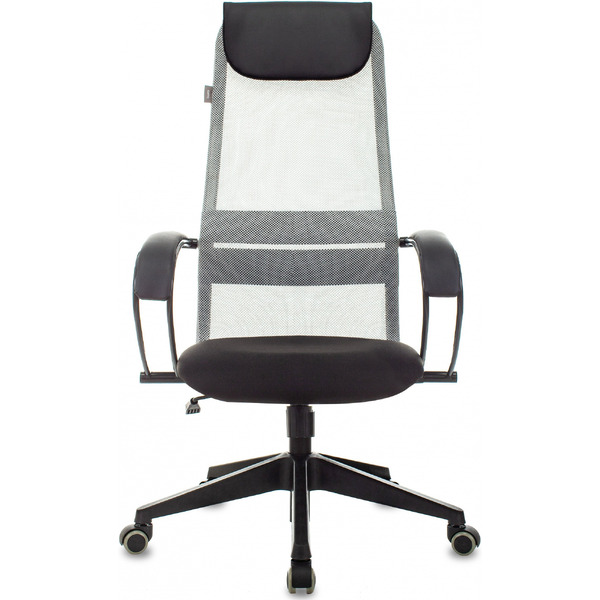 Кресло Бюрократ CH-607 (светло-серый /черный)