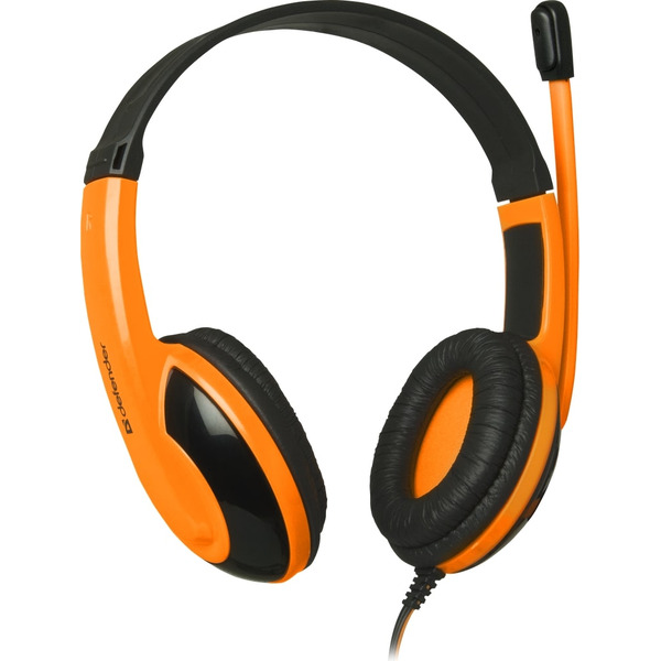 Игровая гарнитура Defender Warhead G-120 (черно-оранжевый)