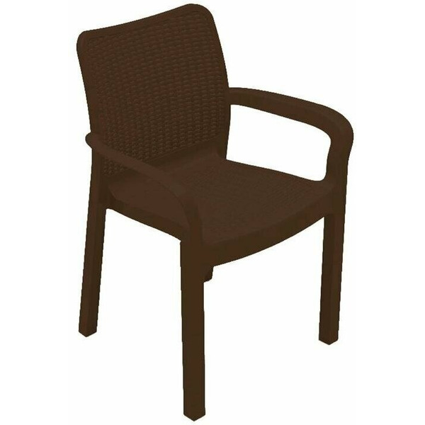 Стул пластиковый PLAST TEAM Rattan ING6182ГШК