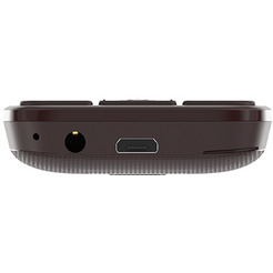 Кнопочный телефон Maxvi B110 + ЗУ WC-112 (коричневый)