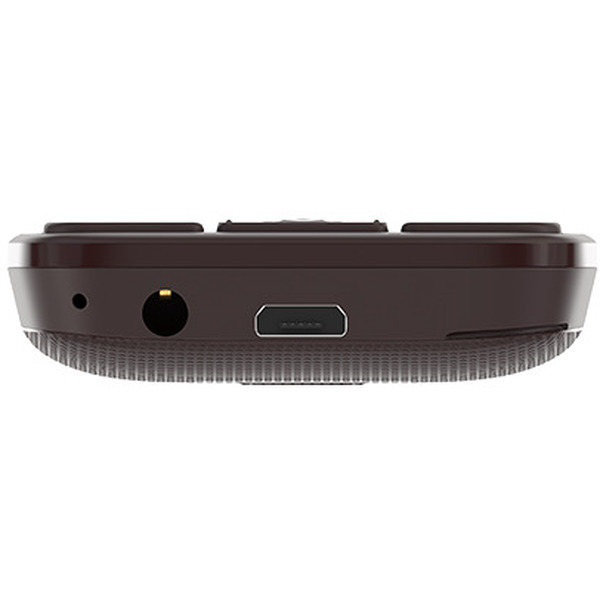 Кнопочный телефон Maxvi B110 + ЗУ WC-112 (коричневый)