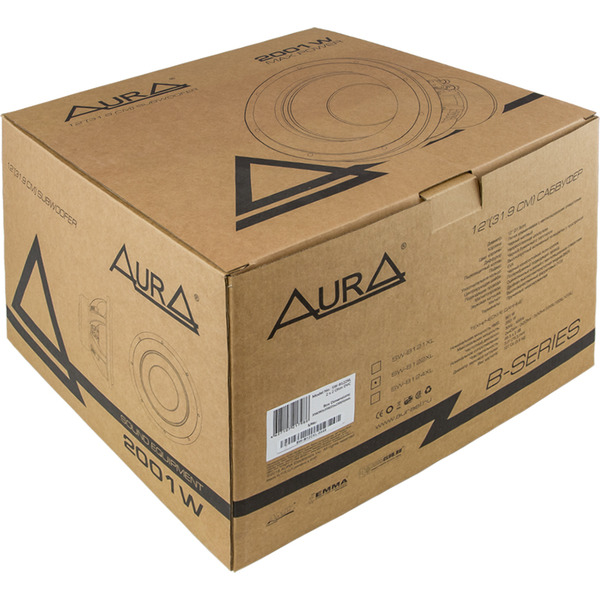 Автомобильный сабвуфер AURA SW-B122XL