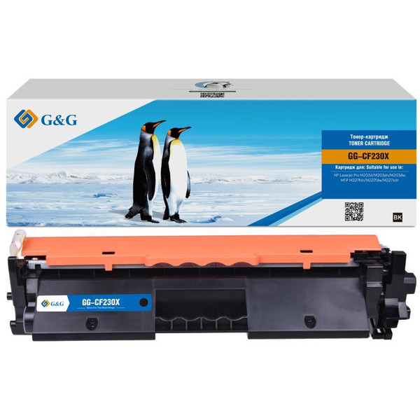 Картридж лазерный G&G GG-CF230X черный (3500стр.) для HP LJ Pro M203d/M203dn/M203dw;MFP M227fdn/M227fdw/M227sdn