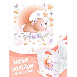 Кроватка-качалка Woody Алиса (Мишка) 03908