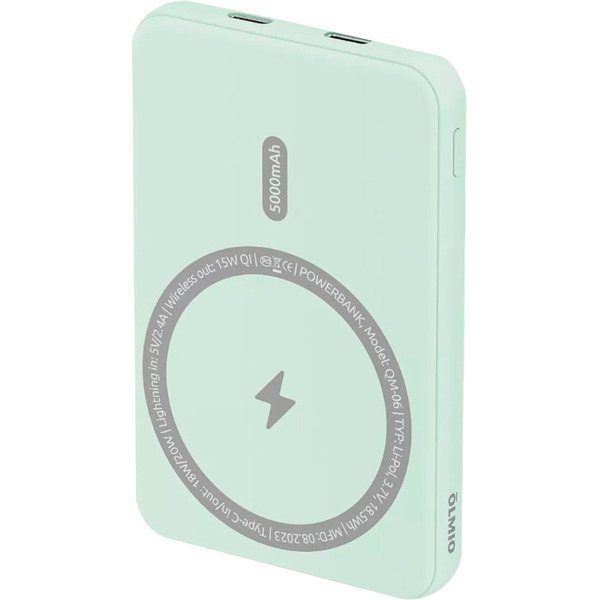 Внешний АКБ OLMIO QM-06 (5000mAh) Green