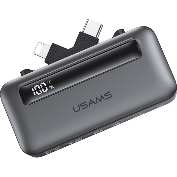Внешний аккумулятор USAMS CD233 Mini 5000mAh (серый)