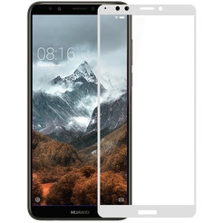 Защитное стекло CASE Full Glue для Huawei Y7 Prime (2018)\Honor 7C Pro (глянец белый)