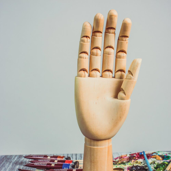 Модель художественная BRAUBERG ART 191297 (высота 30 см., тип-мужская правая рука, материал дерево )