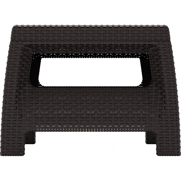 Стол Альтернатива Ротанг-плюс М8841 (мокко)