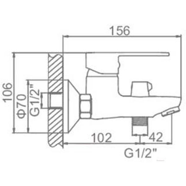 Смеситель Ledeme L3010
