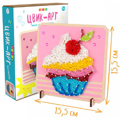 Набор для создания поделок/игрушек Woody Цвик-арт. Капкейк 03342
