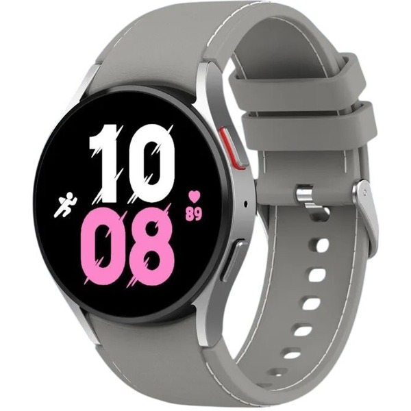 Ремешок Bingo Stitch для SAMSUNG Galaxy Watch3 41mm/4/4 Classic/5/5 Pro (серый с белым)