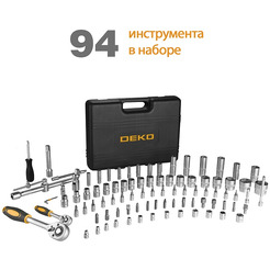 Набор инструментов для авто DEKO DKMT94 (065-0219), 94 предмета