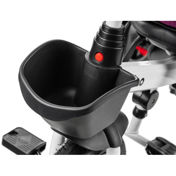 Трехколесный велосипед с ручкой NINO 6688 (красный)