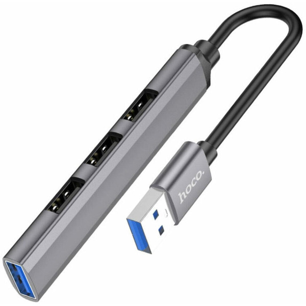 USB-хаб Hoco HB26 (серый)