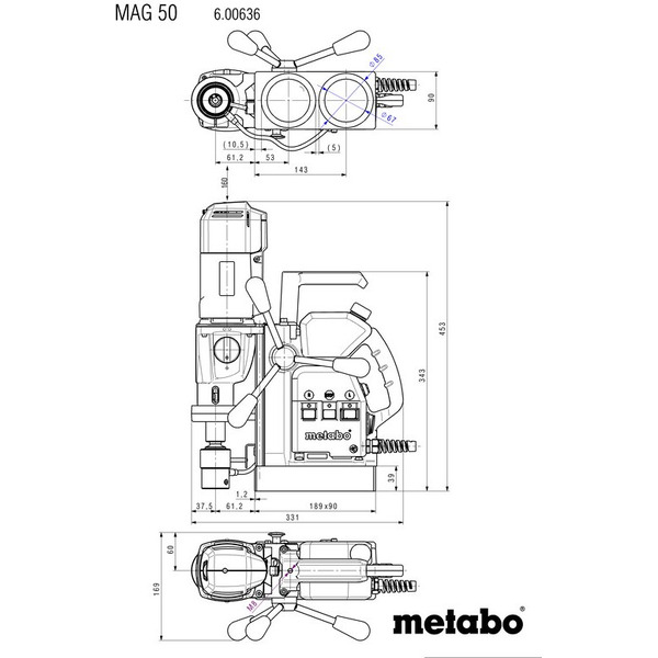 Станок Metabo MAG 50 (600636500)