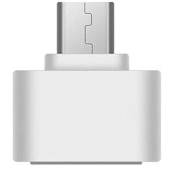 Переходник BINGO с USB 2.0 на MicroUSB (белый)