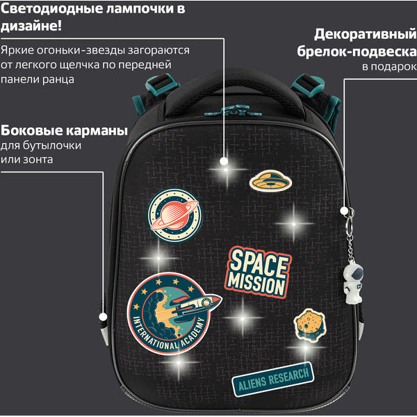 Рюкзак BRAUBERG Space mission PREMIUM 270599