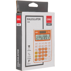 Калькулятор Deli E1238/BLUE