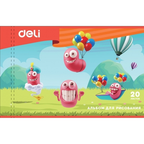 Альбом для рисования Академия Deli-Bumpees-1 (DL1021/2)