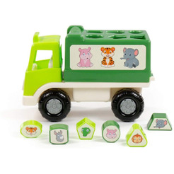 Сортер Полесье Грузовик Забава сафари 90270 (зеленый)