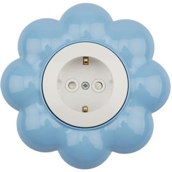 Розетка одноместная KRANZ HAPPY Цветок KR-78-0628