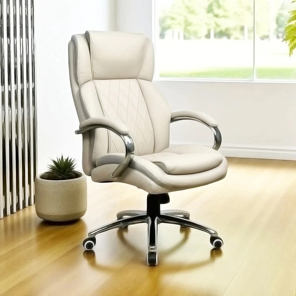 Кресло офисное Situp MARSEL CHROME (экокожа Beige )