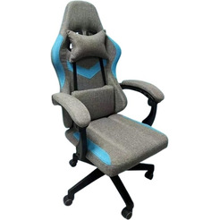 Геймерское кресло BYROOM Game NOOB GF-8033-GLBL (cерый/голубой)