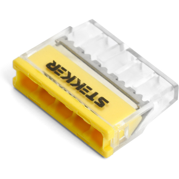 Клемма монтажная Feron LD2273-20 32391 (5-проводная для 1-жильного проводника)