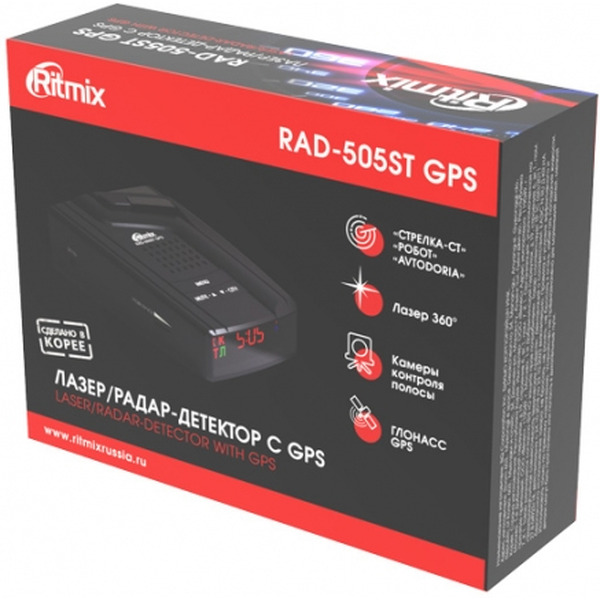 Радар-детектор RITMIX RAD-505ST GPS