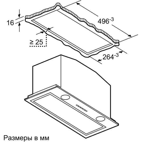 Кухонная вытяжка NEFF D55ML66N1