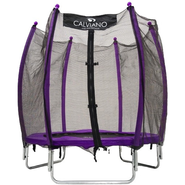 Батут Calviano 140 см - 4.5ft OUTSIDE master purple