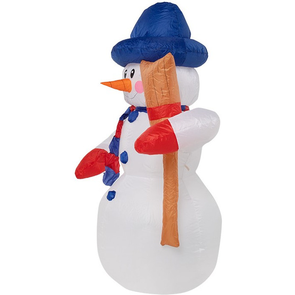 3D-фигура Neon-Night Снеговик с метлой 180 см 511-122
