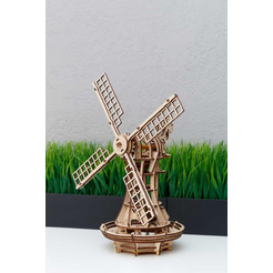 Механическая модель в виде конструктора EWA Eco-Wood-Art Ветряная мельница