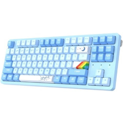 Клавиатура Dareu A87X (синий/белый)