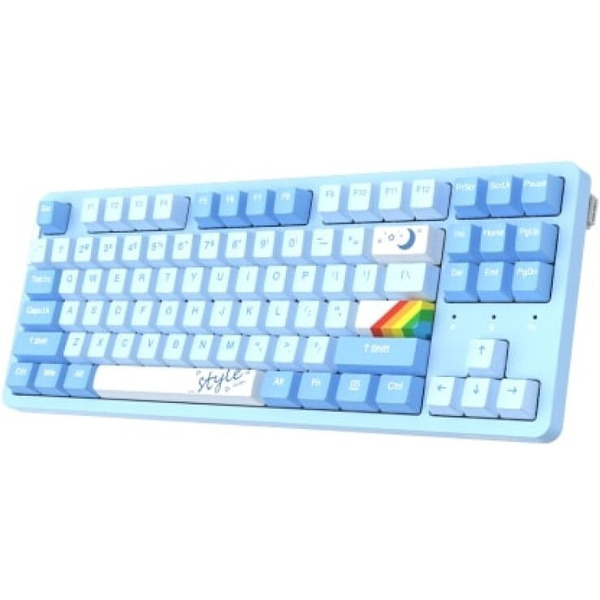 Клавиатура Dareu A87X (синий/белый)