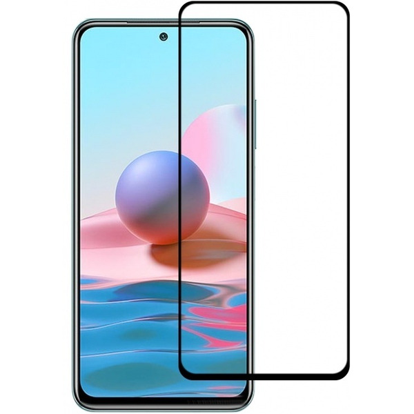 Защитное стекло Case 111D для Xiaomi Redmi 10 (черный)