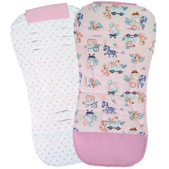 Матрасик в коляску Bubago КМ1 BG 169-3 (розовый принт)