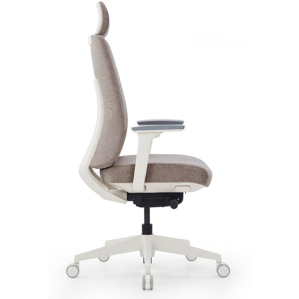 Кресло компьютерное SitZone CH-K55A-BS ткань, бежевый, крестов. пластик